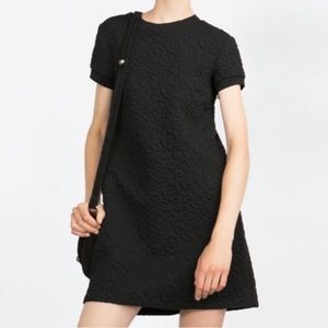 Zara Elegant Black Mini Dress